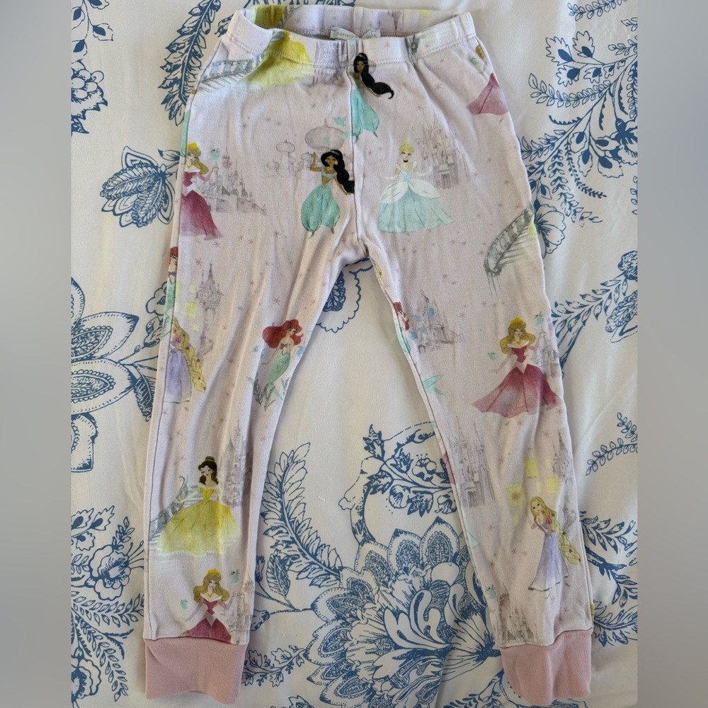 Pottery Barn Kids Disney Princess girls two piece Pajamas, size 4 - Picture 2 of 5